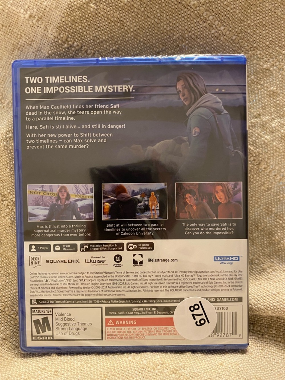 Life is Strange: Double Exposure (PS5) - Blue Cover - Picture 3 of 3